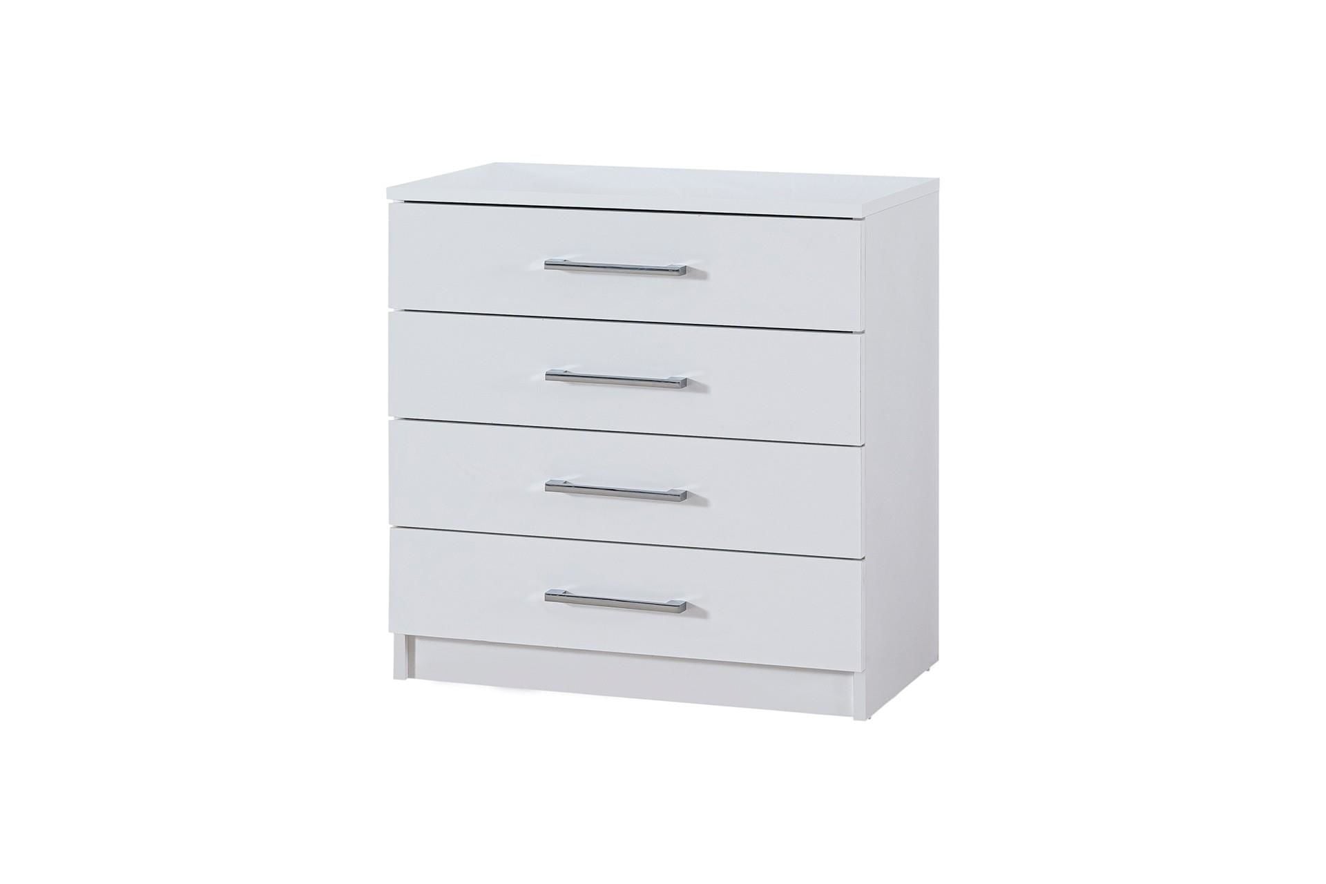 Ekol 4 Çekmeceli Şifonyer Beyaz