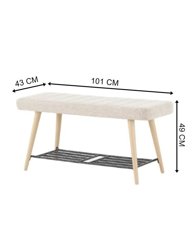 Berrak Bench 100 cm