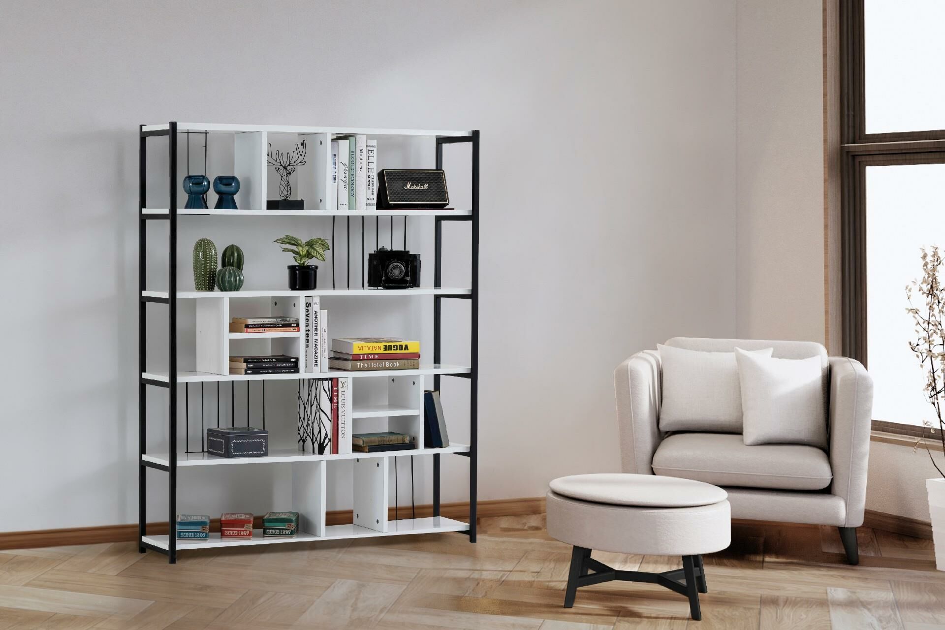 Mira Kitaplık Beyaz