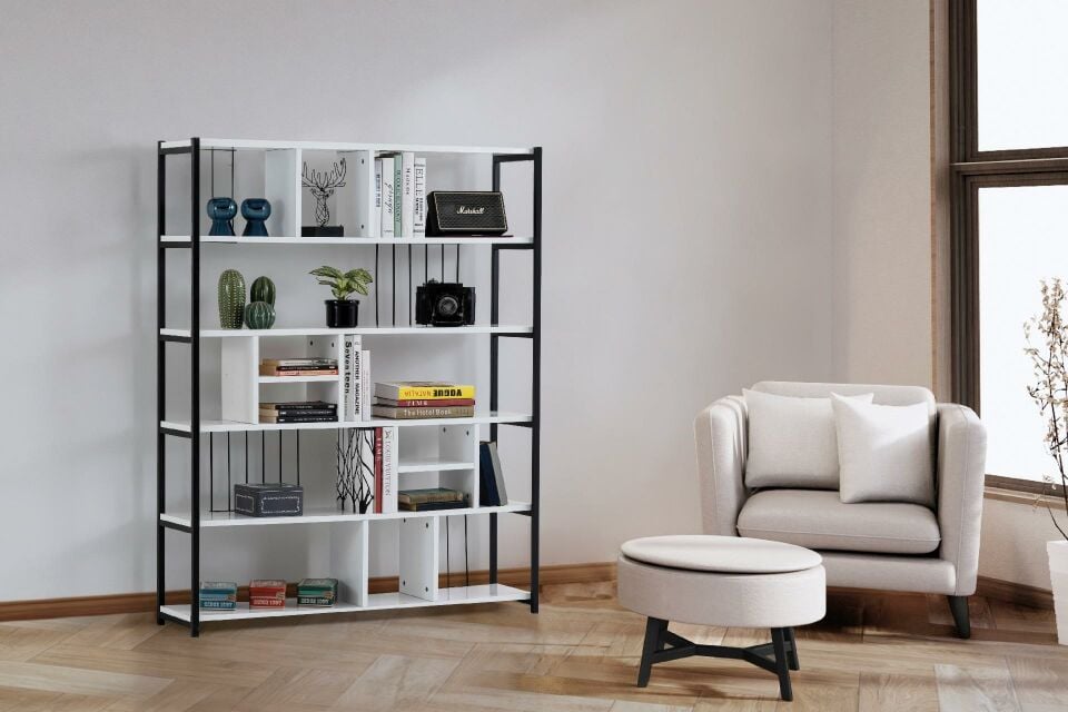 Mira Kitaplık Beyaz