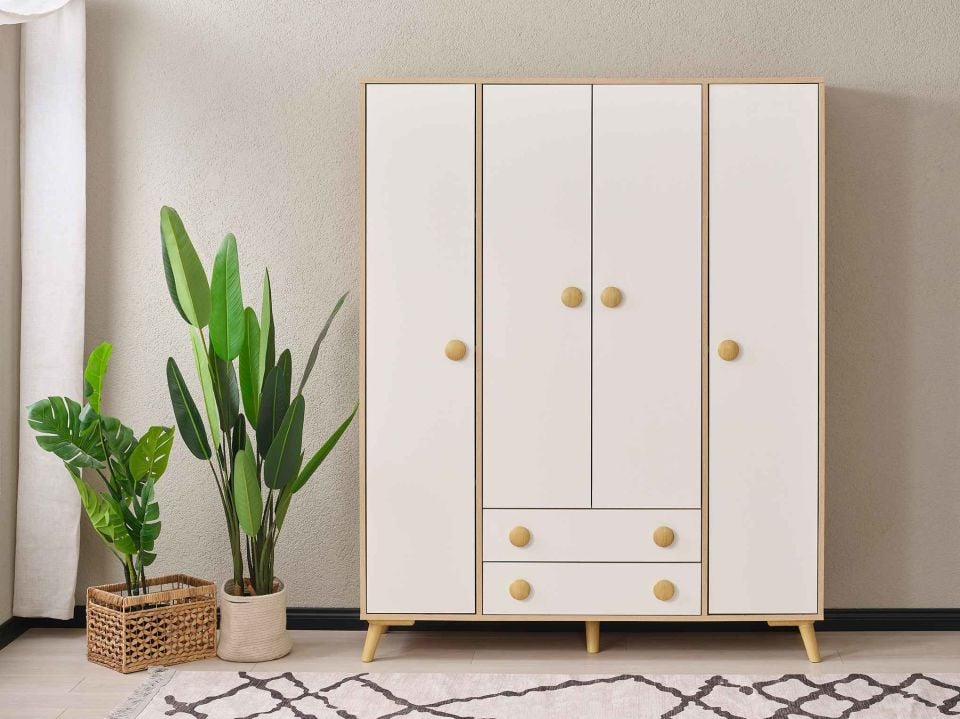 Domino 4 Kapılı Dolap