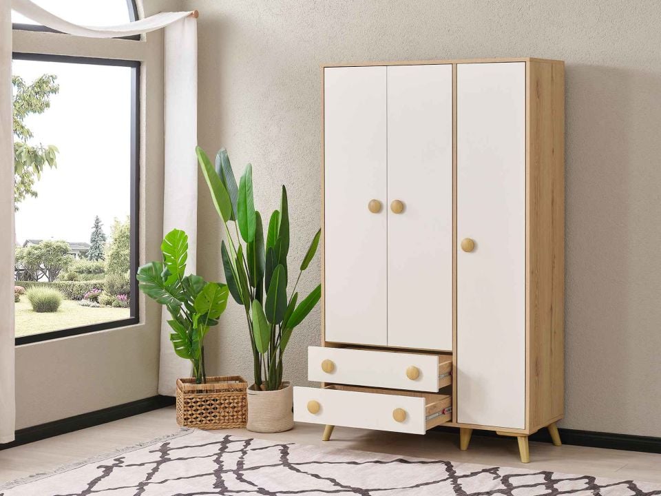 Domino 3 Kapılı Dolap