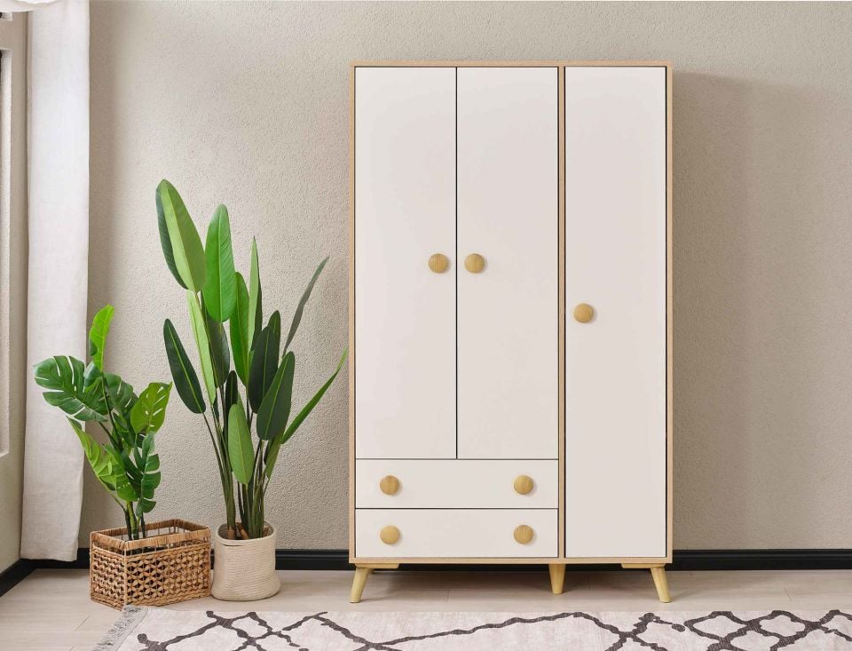 Domino 3 Kapılı Dolap