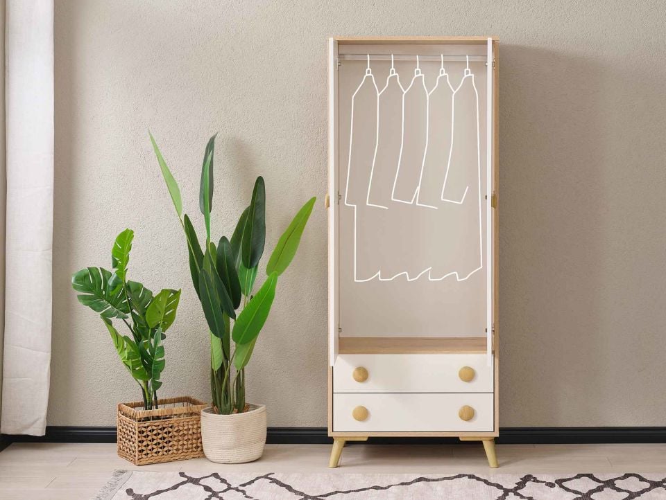 Domino 2 Kapılı Dolap