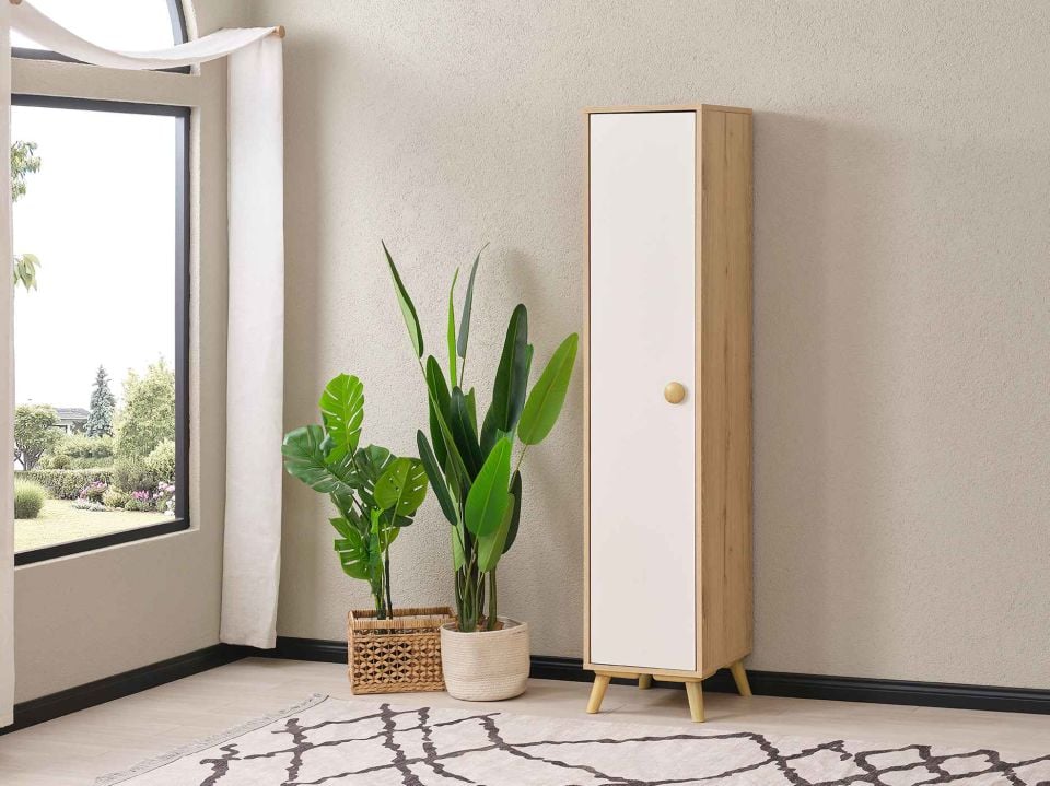 Domino Tek Kapılı Dolap