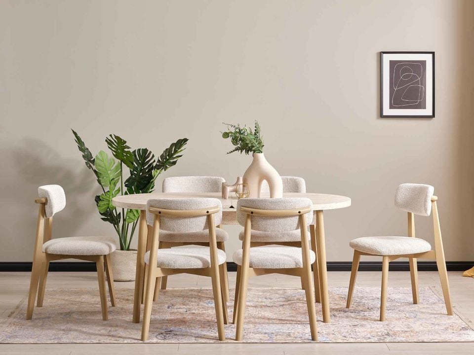 Yonca Yemek Masası Takımı