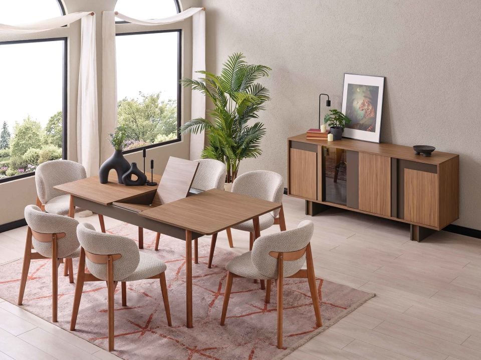 Devin Yemek Masası 90x150 cm