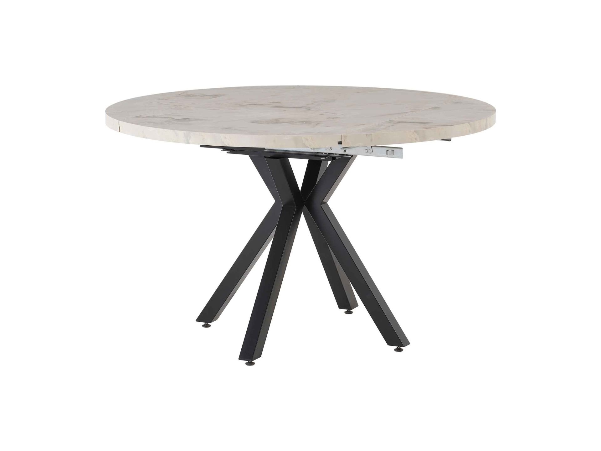 Petra Yuvarlak Açılır Mutfak Masası 75x125 cm