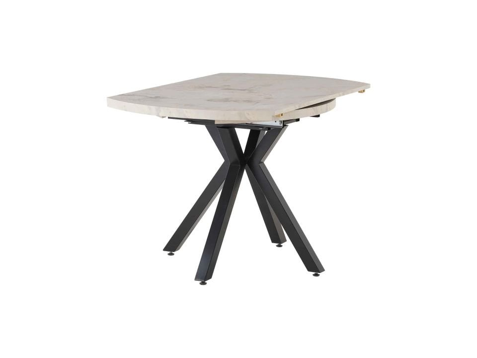 Petra Yuvarlak Açılır Mutfak Masası 75x125 cm