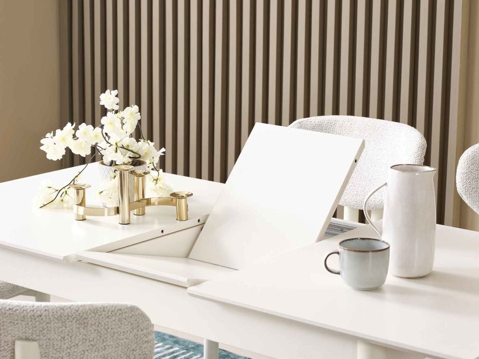 Bluma Ortadan Açılır Mutfak Masası 75x120 cm