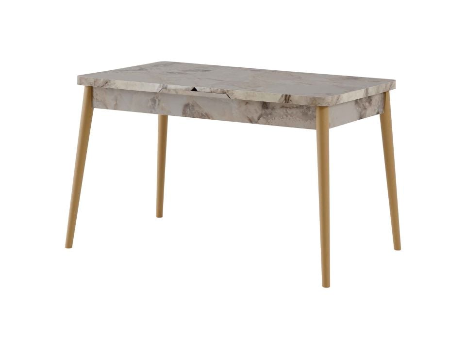 Lotta Ortadan Açılır Mutfak Masası 75x120 cm