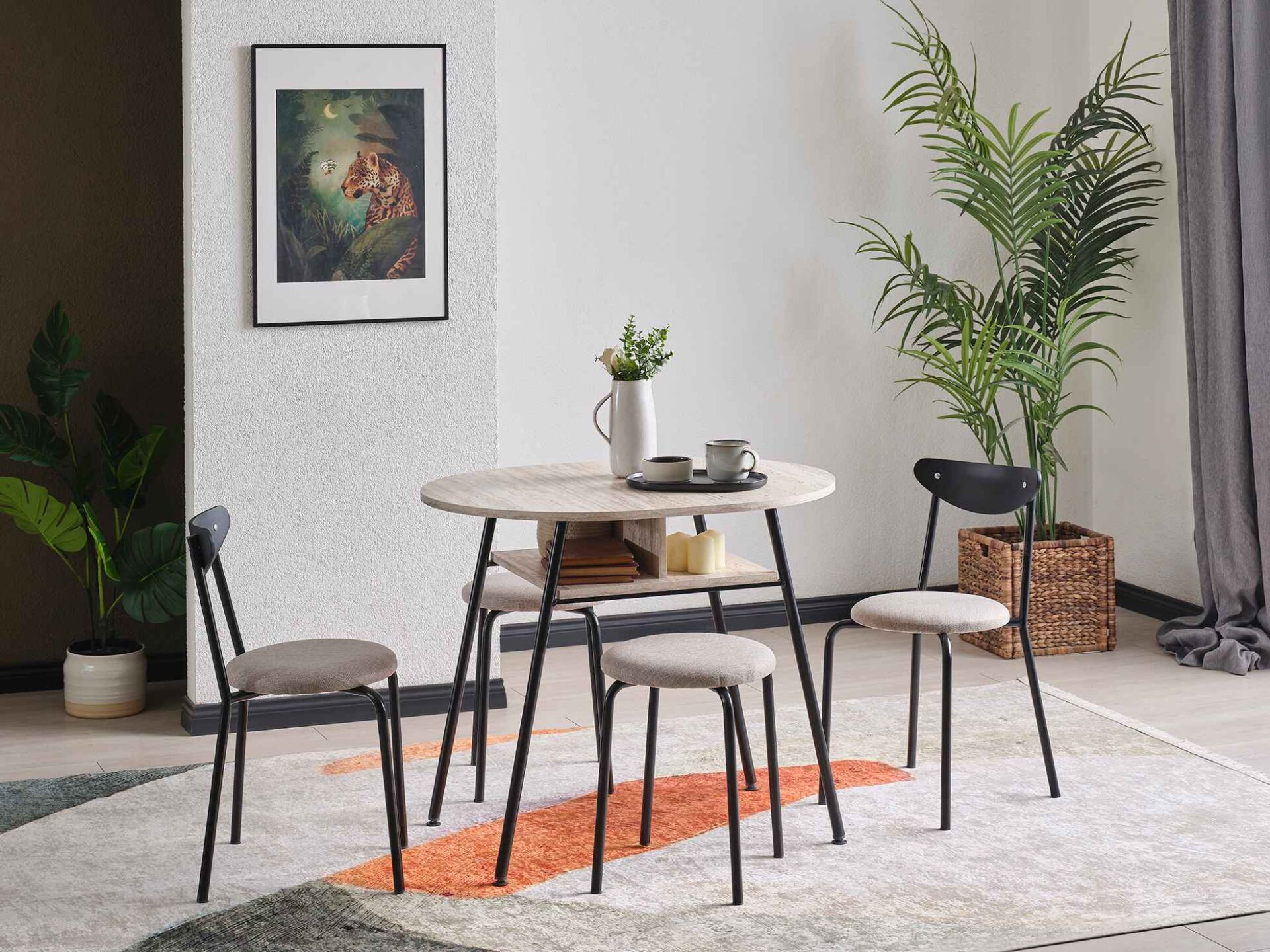 Başbaşa Mutfak Masa Seti-8