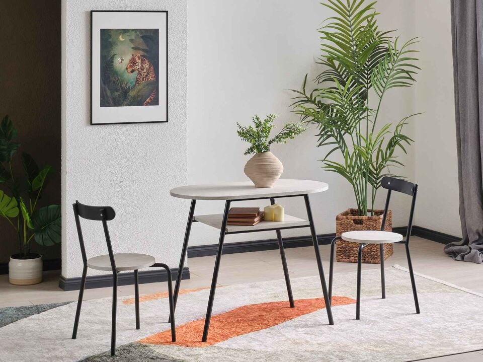 Başbaşa Mutfak Masa Seti-10