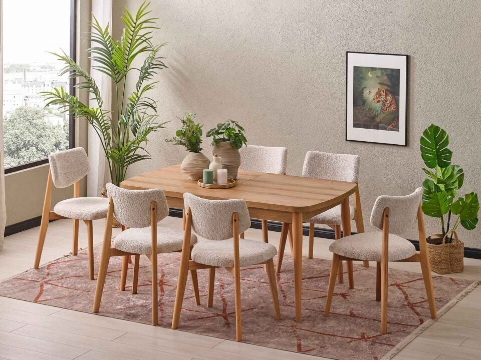 Leon Yemek Masası Takımı