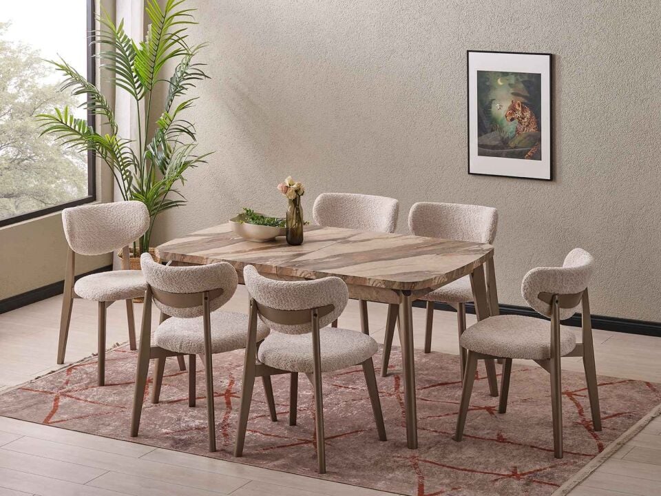 Metta Yemek Masası Takımı