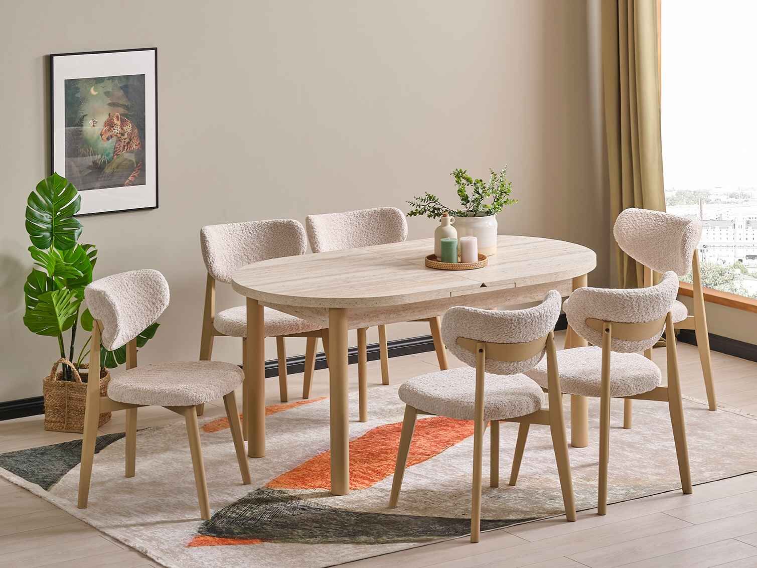 Nari Yemek Masası Takımı