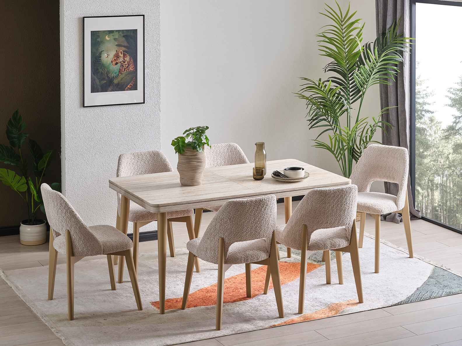 Milena Yemek Masası Takımı