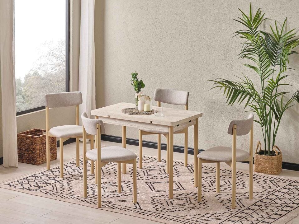 Afro Yandan Açılır Mutfak Masası 60x100 cm