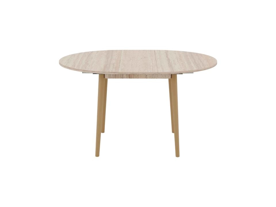 Lucca Yuvarlak Ortadan Açılır Mutfak Masası 130x130 cm