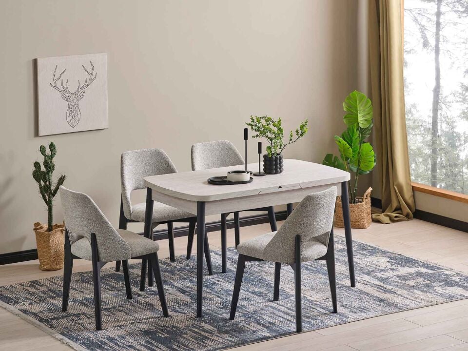 Lave Kelebek Açılır Mutfak Masası 75x130 cm