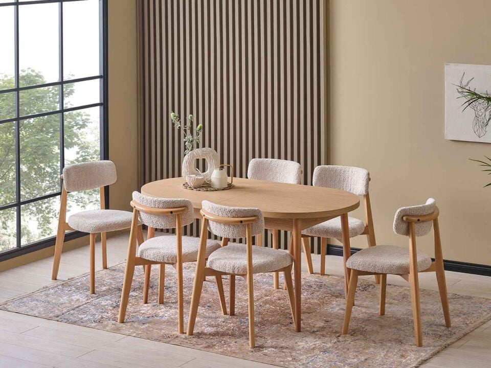 Oscar Kelebek Açılır Yemek Masası 90x156 cm