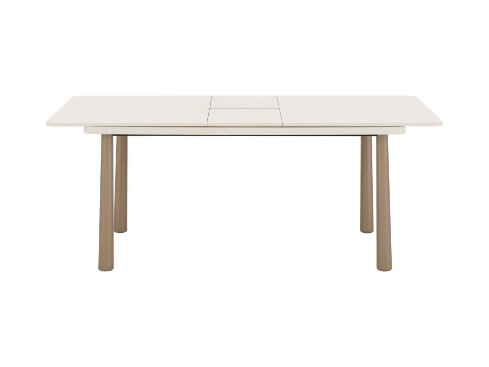 Yasmin Demir Kasalı Ortadan Açılır Yemek Masası 90x150 cm