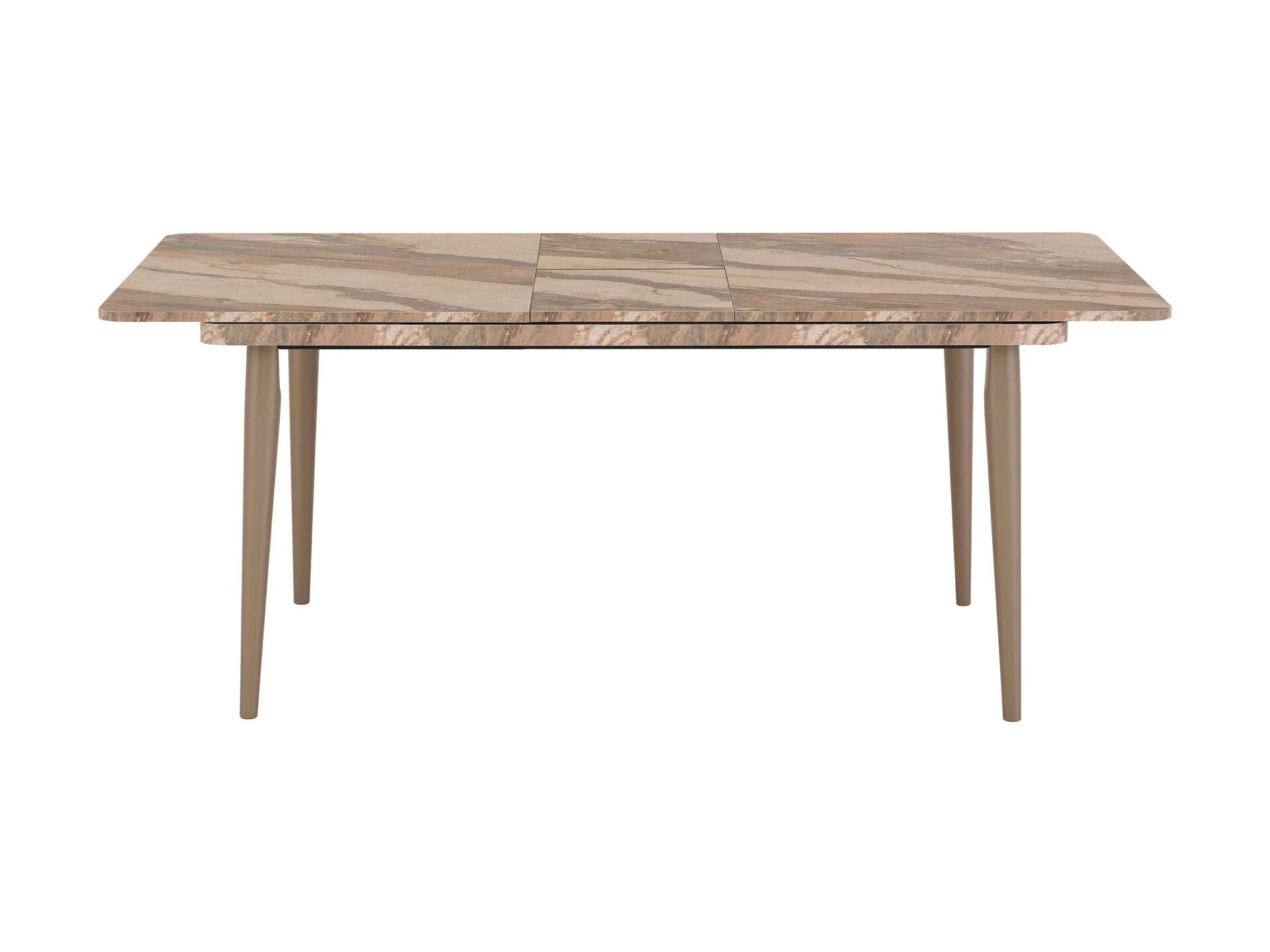 Keila Demir Kasalı Ortadan Açılır Yemek Masası 90x150 cm