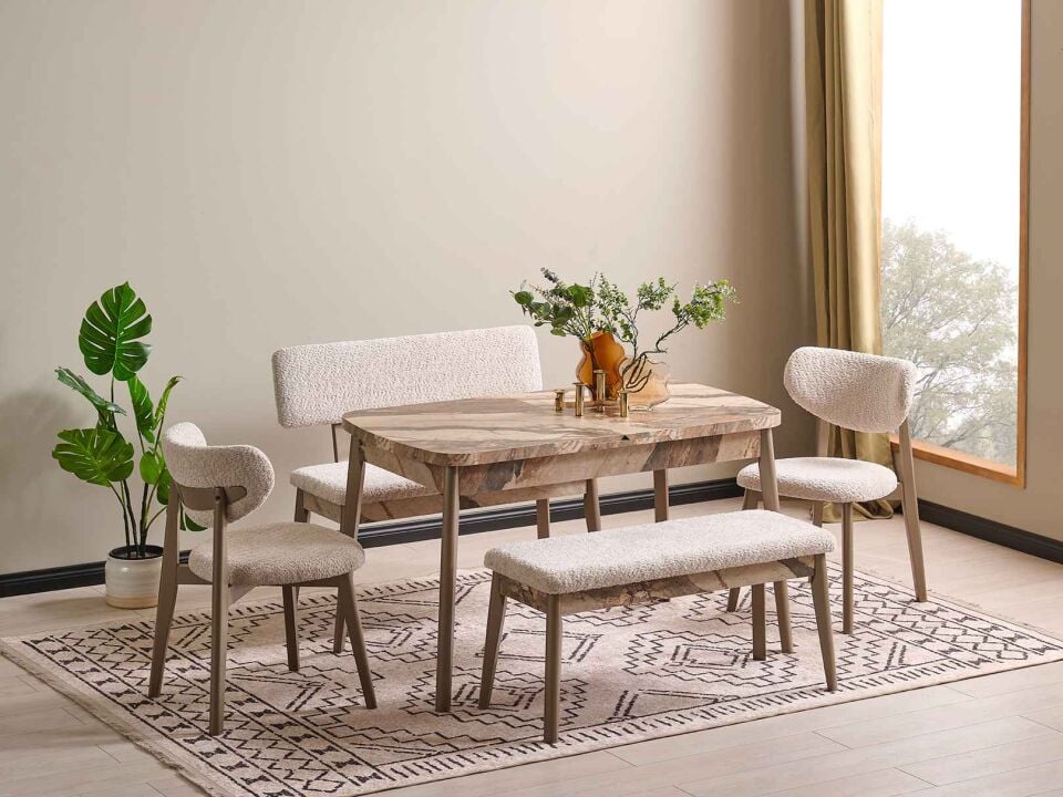 Vasco Kelebek Açılır Mutfak Masası 75x130 cm