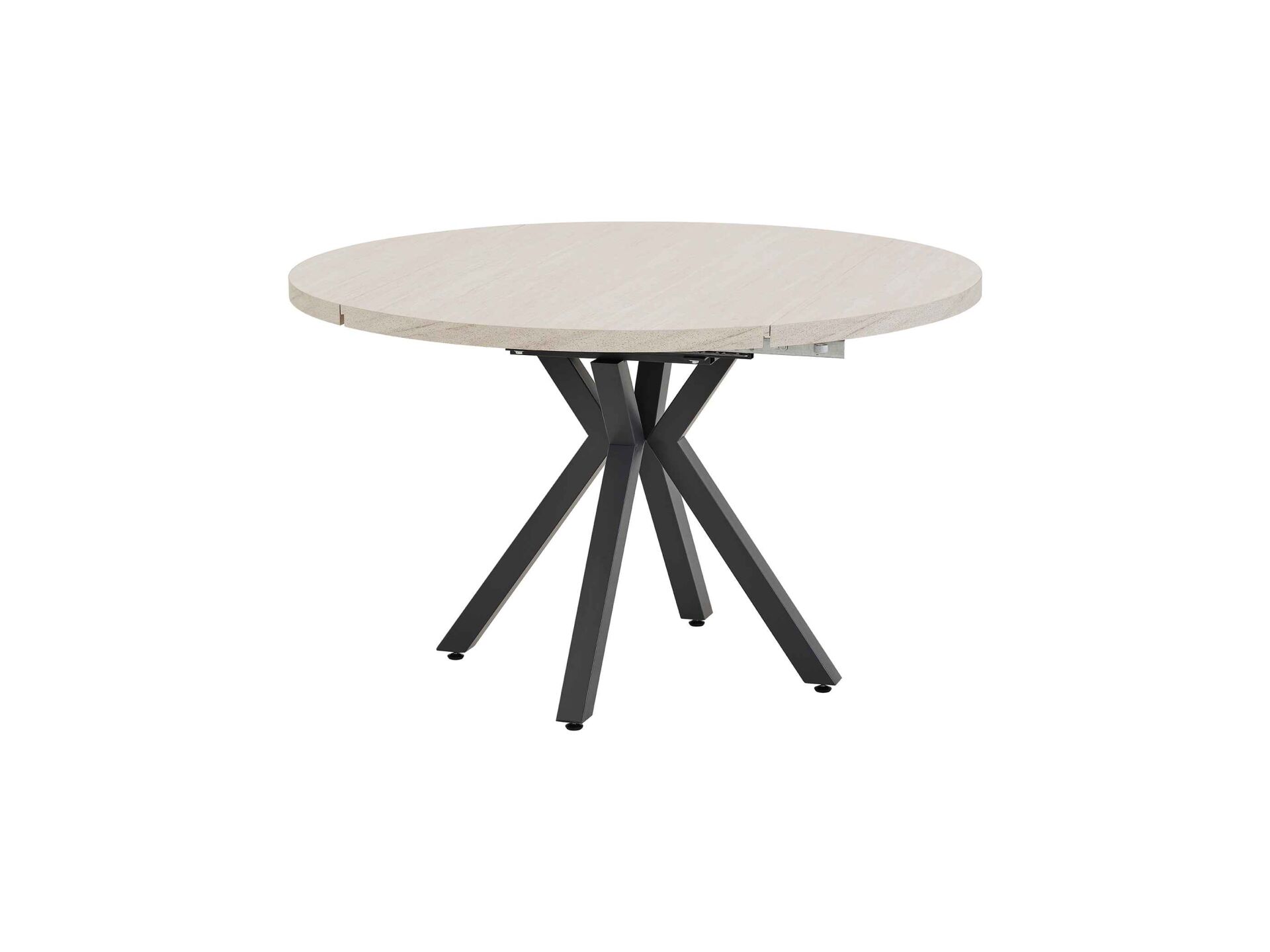 Berto Yuvarlak Yandan Açılır Mutfak Masası 75x125 cm