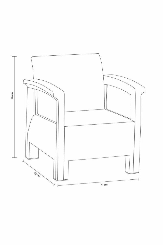 dekorazi home Amazon Bahçe Takımı Gri