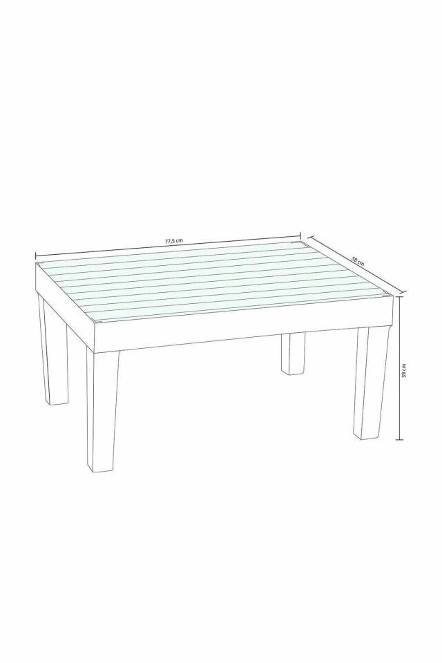 dekorazi home Amazon Bahçe Takımı Kahve
