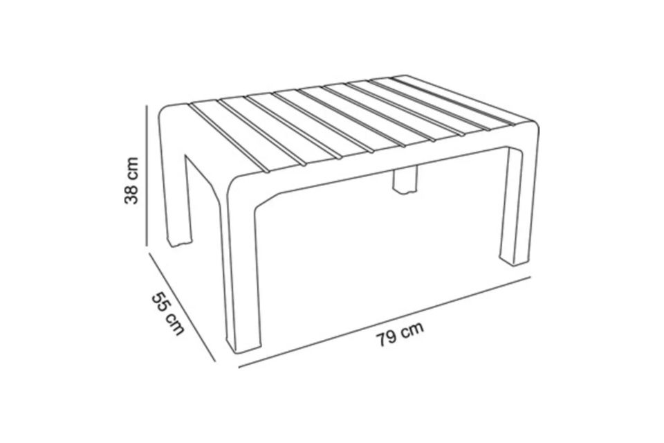 dekorazi home Miami Bahçe Takımı Kahve
