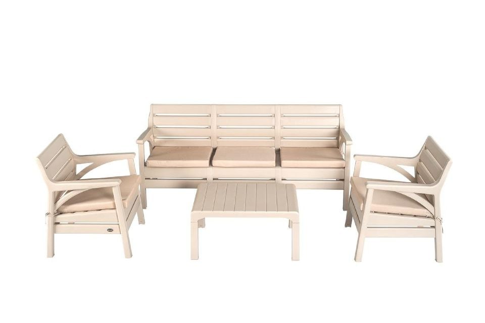 dekorazi home Hawai Bahçe Takımı Cappuccino